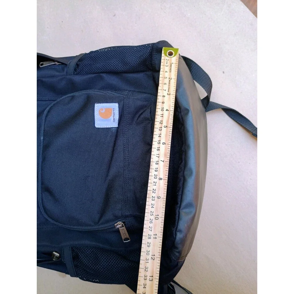 Carhartt Black Backpack School Bag Work Travel Laptop Sleeve